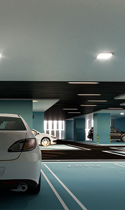 پارکینگ های اختصاصی و میهمان